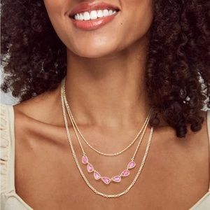Kendra Scott multi strand necklace in gold